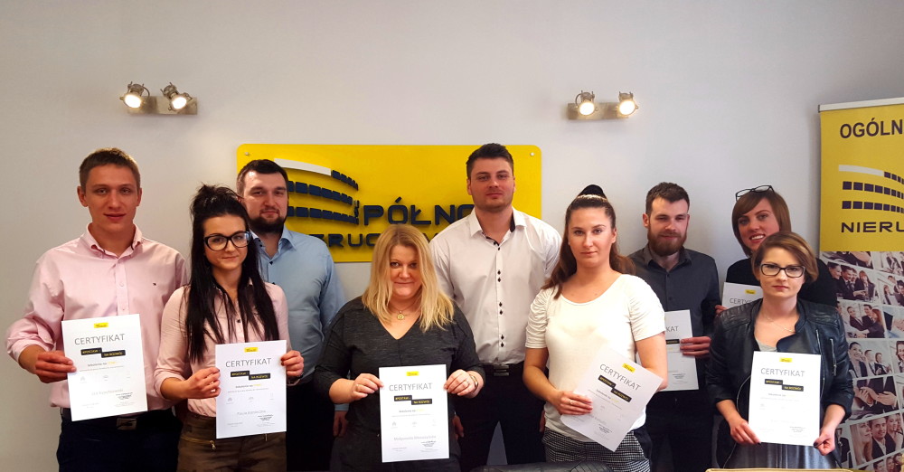 NOWI DORADCY DS. NIERUCHOMOŚCI NA KWIETNIOWYM SZKOLENIU "NA START"