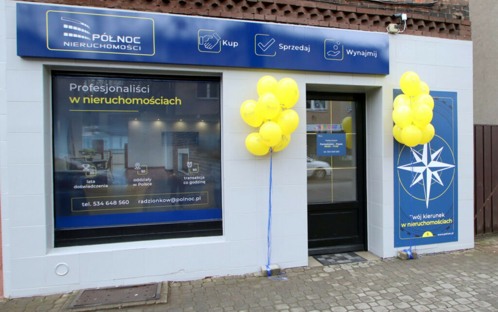 W DNIU 13 KWIETNIA 2021 ROKU ODBYŁO SIĘ UROCZYSTE OTWARCIE ODDZIAŁU PÓŁNOC NIERUCHOMOŚCI RADZIONKÓW.