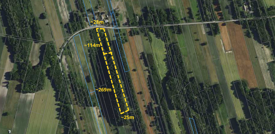 Działka – Tymin, Kolonia Tymin