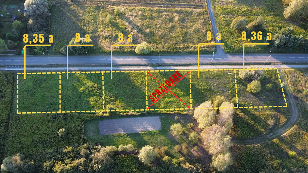 Działka – Tarnobrzeg, Sobów, ul. gen. J. Bema