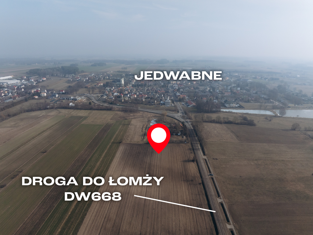 Działka – Jedwabne, Łomżyńska