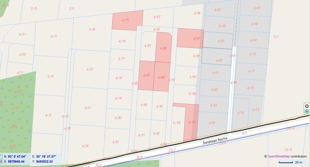 Działka – Zabłudów, św. Rocha