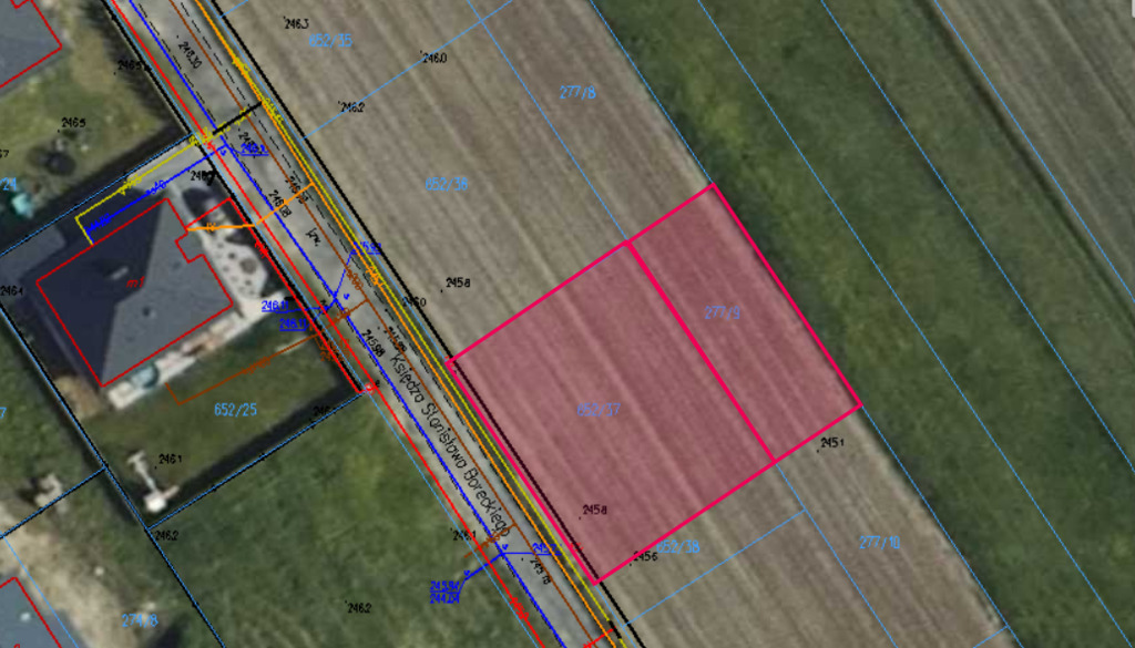 Działka – Wancerzów, ul. Targowa