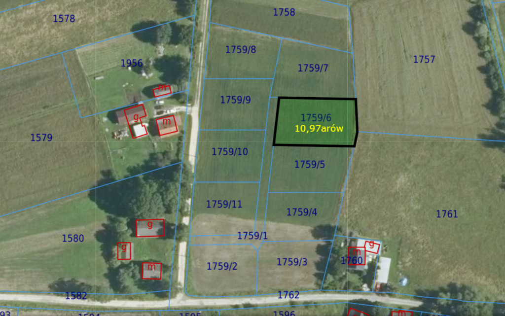 Działka – Rzezawa