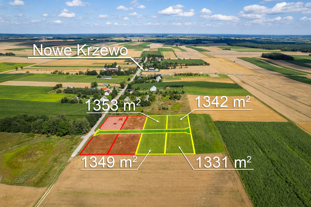 Działka – Nowe Krzewo