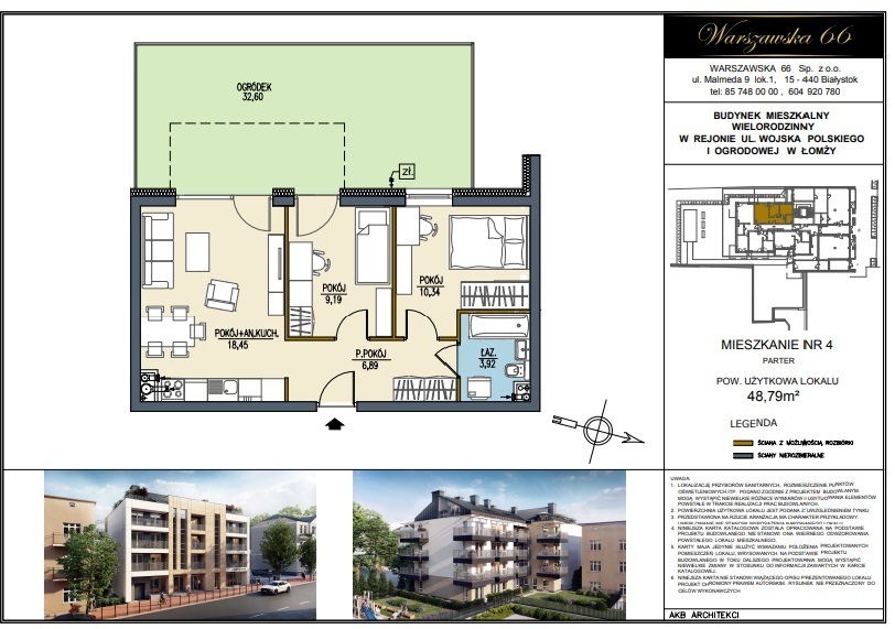 Mieszkanie – Łomża, ul. Ogrodowa