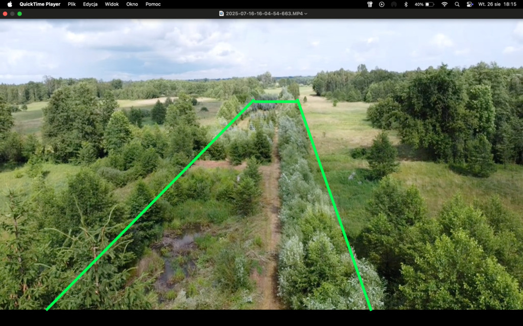 Działka – Wujówka