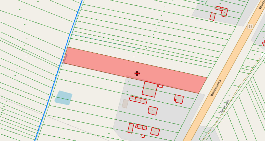 Działka – Lipicze, ul. Warszawska