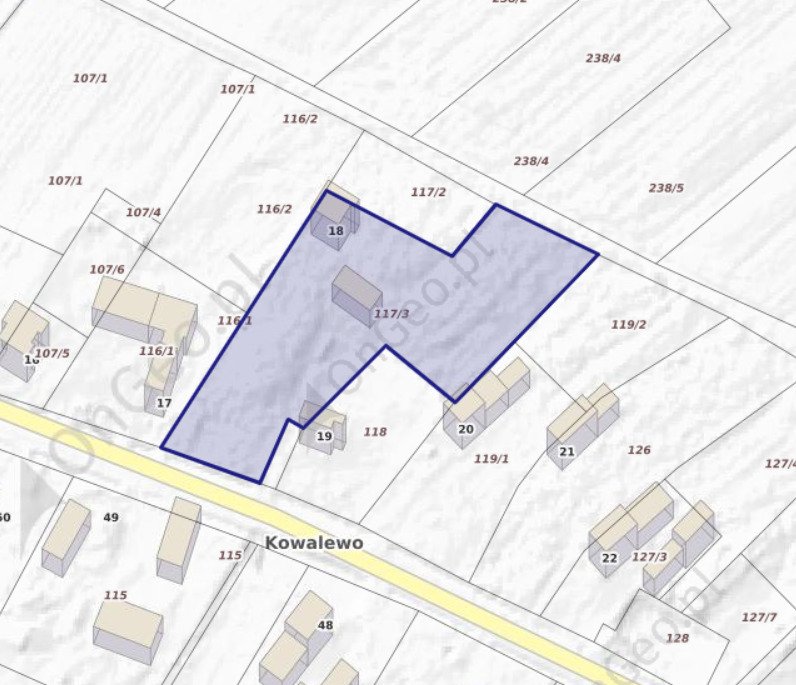 Działka – Szlichtyngowa