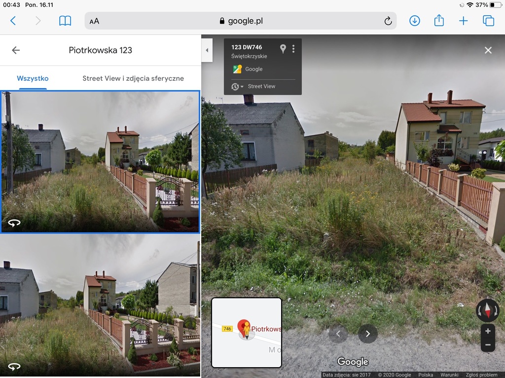 Działka – Modliszewice, ul. Piotrkowska