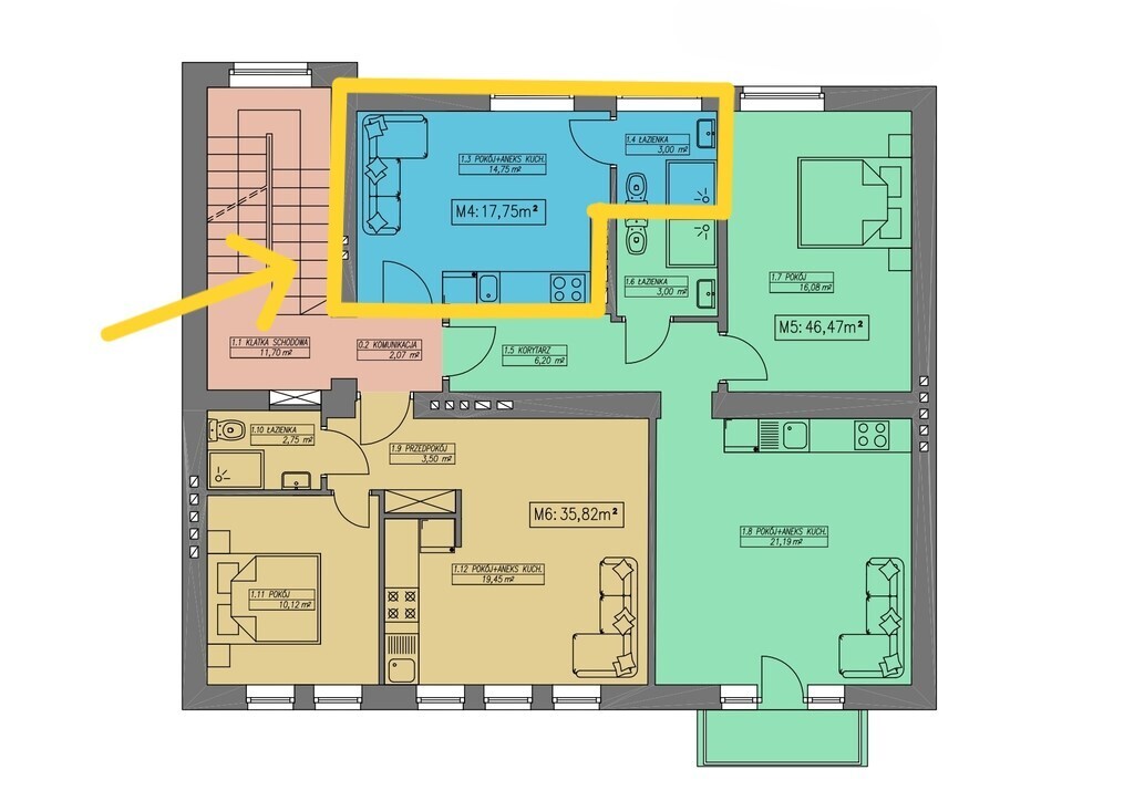 Mieszkanie – Radomsko, ul. Kołłątaja