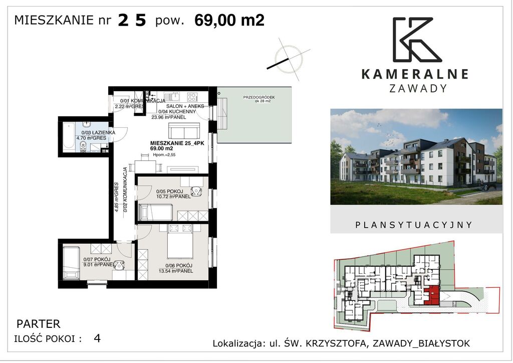 Mieszkanie – Białystok, Zawady